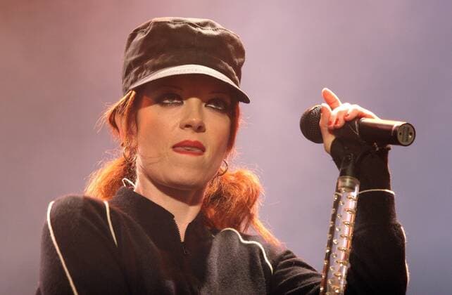 Sängerin Shirley Manson (GBR Garbage) während eines Konzerts bei ROCK AM RING 2005