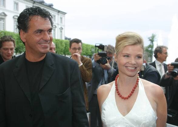 Comedienne Annette Frier (GER) und Ehemann Johannes Wünsche (GER Drehbuchautor) anlässlich der Verleihung des DEUTSCHLAND GRIMME ONLINE AWARDS 2005 in Bergisch Gladbach