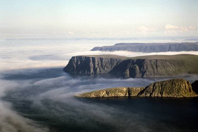 Nordkap im Nebel