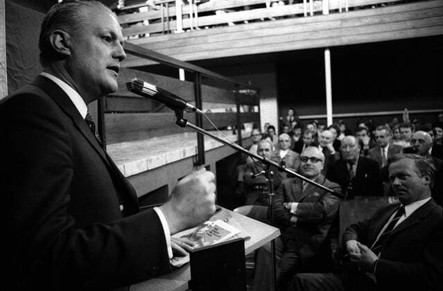Gerhard Stoltenberg (GER CDU Landesvorsitzender Schleswig-Holstein)