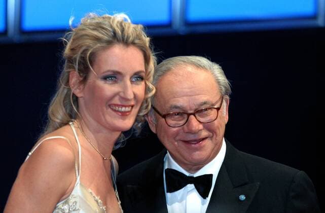 Dr. Hubert Burda (GER Vorstandsvorsitzender Hubert Burda Media) und Ehefrau Maria Furtwängler (GER Schauspielerin) anlässlich der Bambi-Verleihung 2005 in München