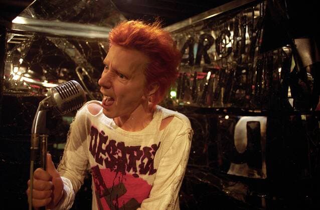 Johnny Rotten - Sänger der Sex Pistols - als Wachsfigur im Madam Tussauds Wachsfigurenkabinett London