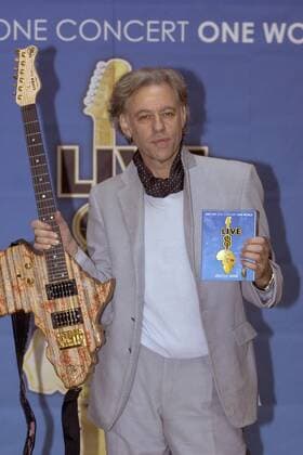 Bob Geldof (IRL) anlässlich der Präsentation der Live-8-DVD in Berlin
