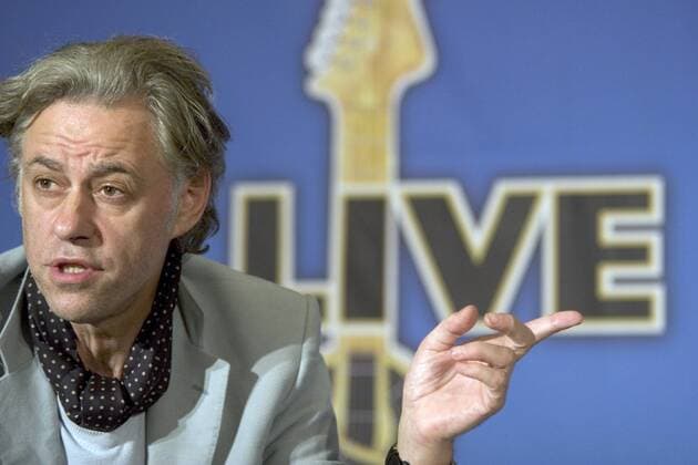 Bob Geldof (IRL) anlässlich der Präsentation der Live-8-DVD in Berlin