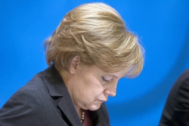 Angela Merkel (GER CDU Parteivorsitzende) während des kleinen CDU Parteitages in Berlin