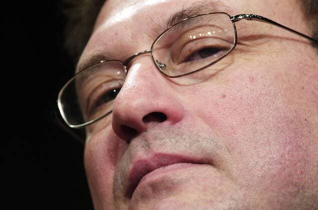 Richter Samuel A. Alito (USA) arrogant während seiner Anhörung vor dem Justizausschuss des Senats anlässlich der Entscheidung über seine Berufung in den Obersten Gerichtshof der Vereinigten Staaten von Amerika in Washington D.C.  wap20060112507