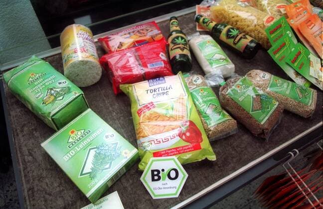 Produkte mit dem Bio-Siegel nach der EG-Öko-Verordnung