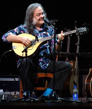 David Lindley (USA) anlässlich eines Konzerts im Royal Drury Lane Theatre in London  lon20060326105