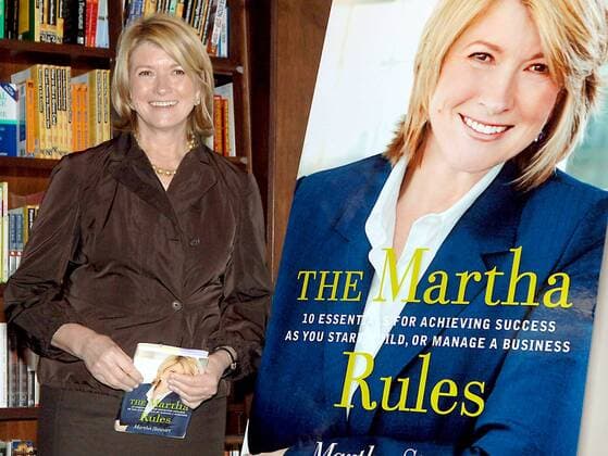 Fernsehmoderatorin Martha Stewart (USA) anlässlich der Präsentation ihres Buches - The Martha Rules - im Buchladen - Barnes and Noble Bookstores - in New York -  - nyp2005101101