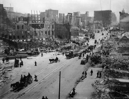 San Francisco nach dem Erdbeben und Feuer von 1906  (SXP2006041811)