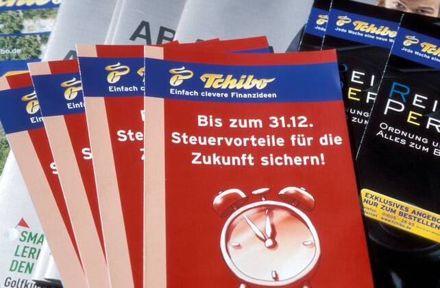 Bis zum 31.12. Steuervorteile für die Zukunft sichern! - Tchibo-Werbeprospekte wirbt für Finanzdienstleistungen