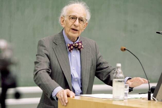 Autor Eric Richard Kandel (AUT) anlässlich einer Lesung in Mainz - 