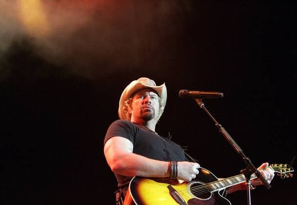 Sänger Toby Keith (USA) während eines Konzerts im Coors Amphitheatre in Chula Vista -  (cap20060917112)