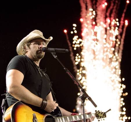 Sänger Toby Keith (USA) während eines Konzerts im Coors Amphitheatre in Chula Vista -  (cap20060917114)