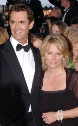 Schauspieler Rupert Everett und Schauspielerin Jennifer Saunders ( beide GBR) anlässlich des Filmfestivals in Cannes 2004  CAN2004051516