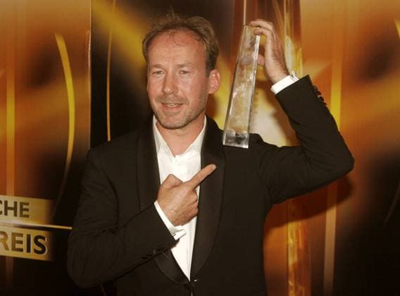 Preisträger Ulrich Noethen (GER Schauspieler) anlässlich der Verleihung des Deutschen Fernsehpreises in Köln