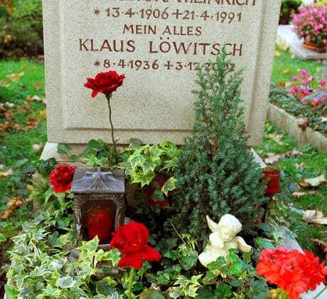 Grab von Klaus Löwitsch und seiner Familie auf dem Ostfriedhof in München