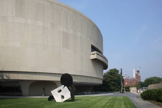 Architektur von Gordon Bunshaft Hirshhorn Museum in Washington D.C.