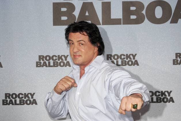 Schauspieler Sylvester Stallone (USA) anlässlich eines Pressetermins zum Film - Rocky Balboa - in Köln