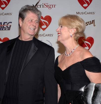 Sänger Brian Wilson neben seiner Frau Melinda Ledbetter (beide USA) anlässlich des - Musicares Person of the Year Tribute to Don Henley - in Los Angeles -  (lap2007020953)