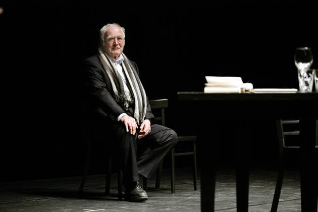 Schriftsteller Martin Walser (GER) anlässlich einer Lesung zu seinem 80. Geburtstag im Schauspielhaus in Leipzig