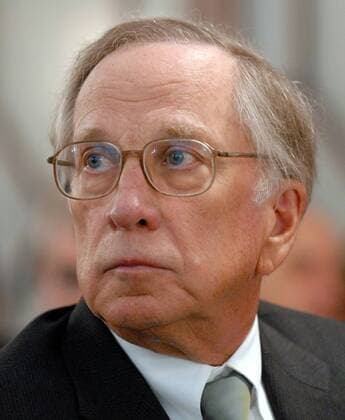 Sam Nunn (USA CEO Nuclear Threat Initiative) während einer Anhörung in Washington D.C. -  - WAP2007041109