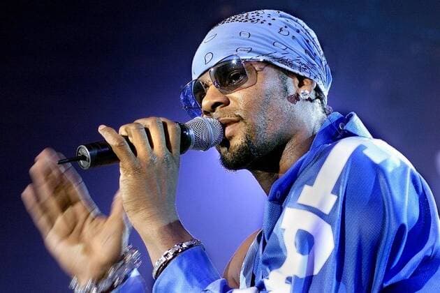 Sänger R. Kelly (USA) während eines Konzertes in Stuttgart