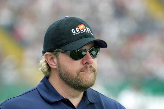Sänger Toby Keith (USA) am Rande eines Footballspieles in Frankfurt am Main