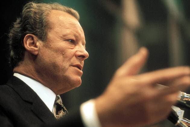 Bundeskanzler Willy Brandt (GER SPD) anlässlich einer Rede