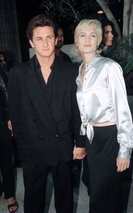 Schauspieler Sean Penn (USA) mit Ehefrau Robin Wright (USA Schauspielerin) anlässlich der Premiere des Films - Moll Flanders - in Los Angeles -  LAP96061207