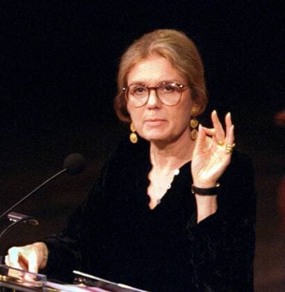 Berühmte Feministinnen, Gloria Steinem Schauspielerin Gloria Steinem (USA) während der - Unique Lives 96 - in Vancouver -  (VAP9601160119382)