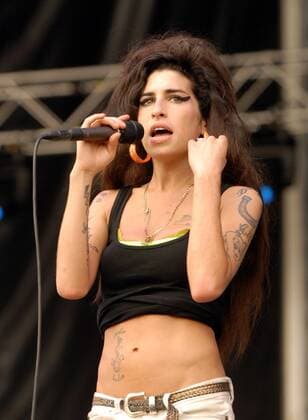 Sängerin Amy Winehouse (GBR) während eines Konzerts anlässlich des Virgin Festivals in Baltimore -  (BAL20070804727)