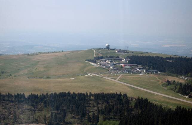 Wasserkuppe - !ACHTUNG LUFTAUFNAHME 100% HONORARAUFSCHLAG!