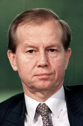 Bundeskanzleramtsminister Friedrich Bohl (GER CDU) in Bonn