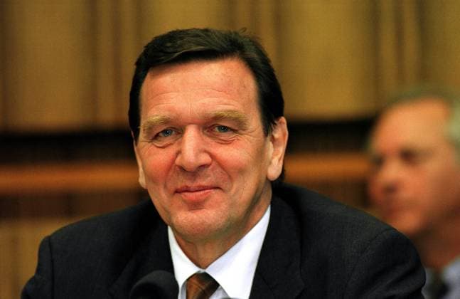 Gerhard Schröder (GER SPD designierter Bundeskanzler) in Bonn