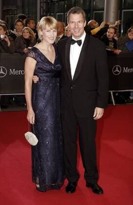 Moderator Peter Kloeppel (GER) mit Ehefrau Carol anlässlich des Deutschen Fernsehpreises in Köln