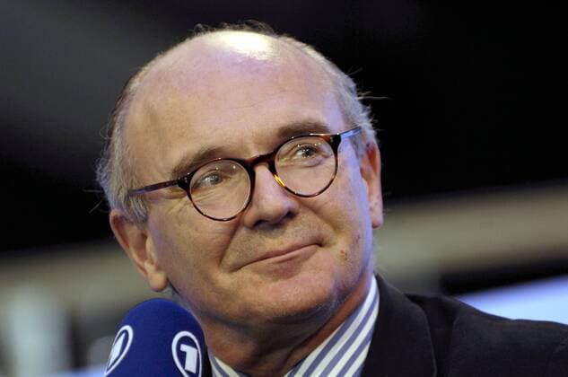 Schriftsteller Martin Mosebach (GER) anlässlich der Frankfurter Buchmesse in Frankfurt am Main