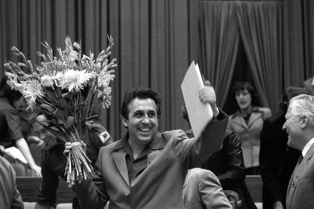 Egon Krenz (Mitte, GDR SED Erster Sekretär im Zentralrat der FDJ)