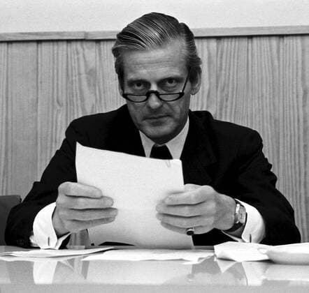 Walther Leisler Kiep (GER CDU Finanzminister Niedersachsen)