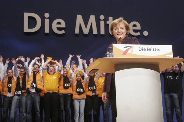 Bundeskanzlerin Angela Merkel (Deutschland CDU) auf dem CDU Bundesparteitag in Hannover