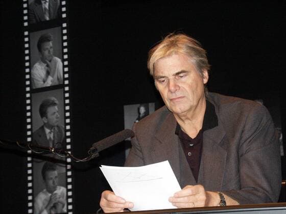 Schauspieler Peter Simonischek anlässlich einer Lesung in Salzburg