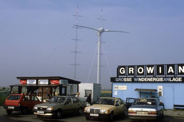 Windkraftanlage - Growian - in Dithmarschen