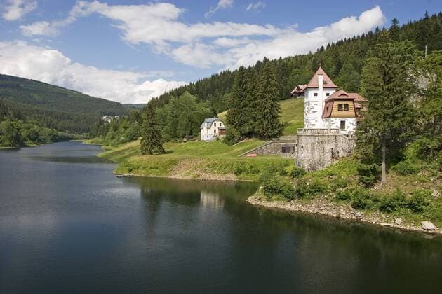 Stausee - Spindleruv Mlyn - im Riesengebirge - Tschechien - ibltmt00580125