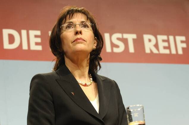 Andrea Ypsilanti (Deutschland SPD Landesvorsitzende Hessen) während einer Wahlkampfveranstaltung der SPD zur Hessenwahl in Kassel