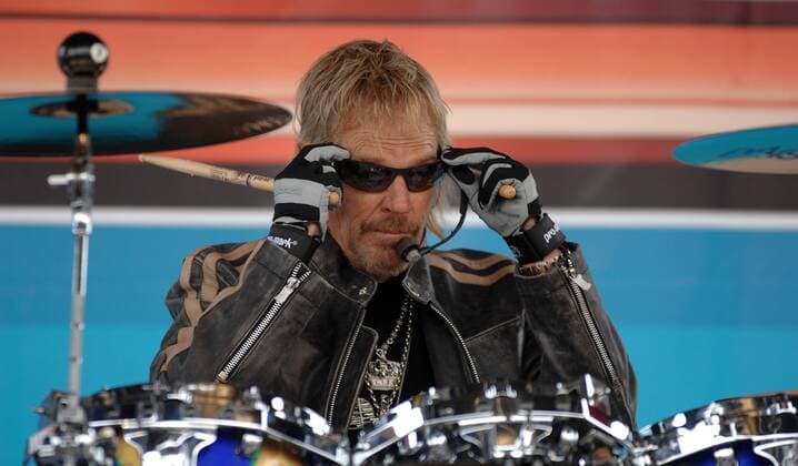Schlagzeuger Frank Beard (ZZ Top) anl?sslich eines Konzertes in Fontana - EDITORIAL USE ONLY icon50677046