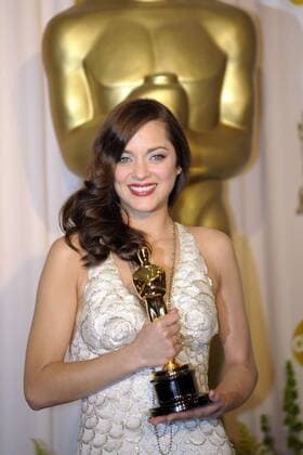 OSCARS. Beste Hauptdarstellerin. Preisträgerinnen 2001-2010 Preisträgerin Marion Cotillard (Schauspielerin) anlässlich der 80. Annual Academy Awards in Hollywood - 