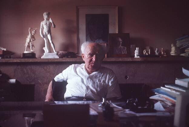 David Ben Gurion (Israel Staatsgründer Israel Sozialdemokratische Arbeitspartei) in Negev