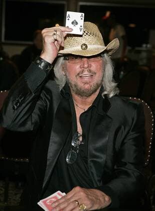 Sänger Barry Gibb anlässlich eines Charity-Pokerturniers in Hollywood - Florida -  (MIA2008053009)