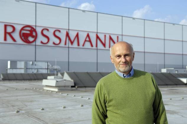 Dirk Rossmann (Geschäftsführer Rossmann GmbH) am Unternehmenssitz der Rossmann GmbH in Burgwedel