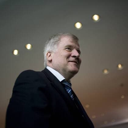 Landwirtschaftsminister Horst Seehofer (Deutschland CSU) anlässlich einer Kabinettssitzung in Berlin